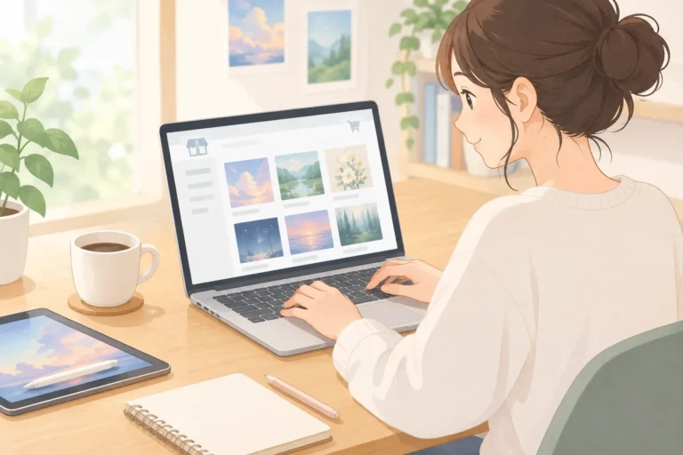 AI画像をアート画像として販売したい人向けの始め方：AI生成イメージ